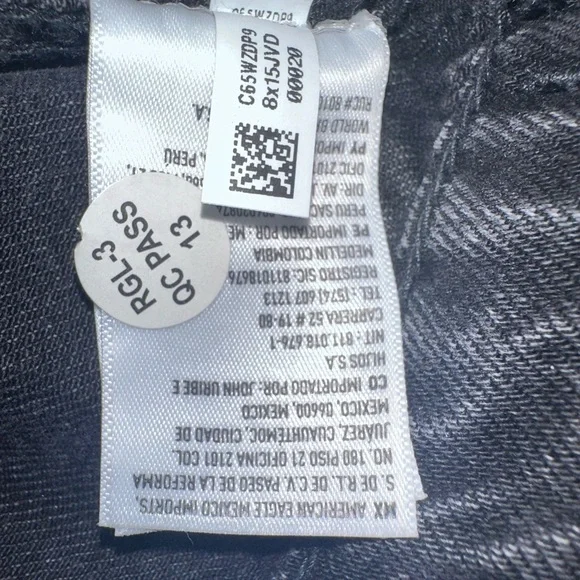 American Eagle Outfitters Charcoal Denim Jacket - Picture 4 of 6